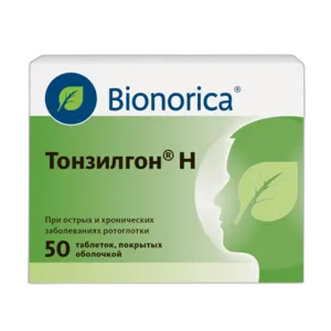 Тонзилгон® Н таблетки от боли в горле для взрослых и детей с 6 лет 50шт