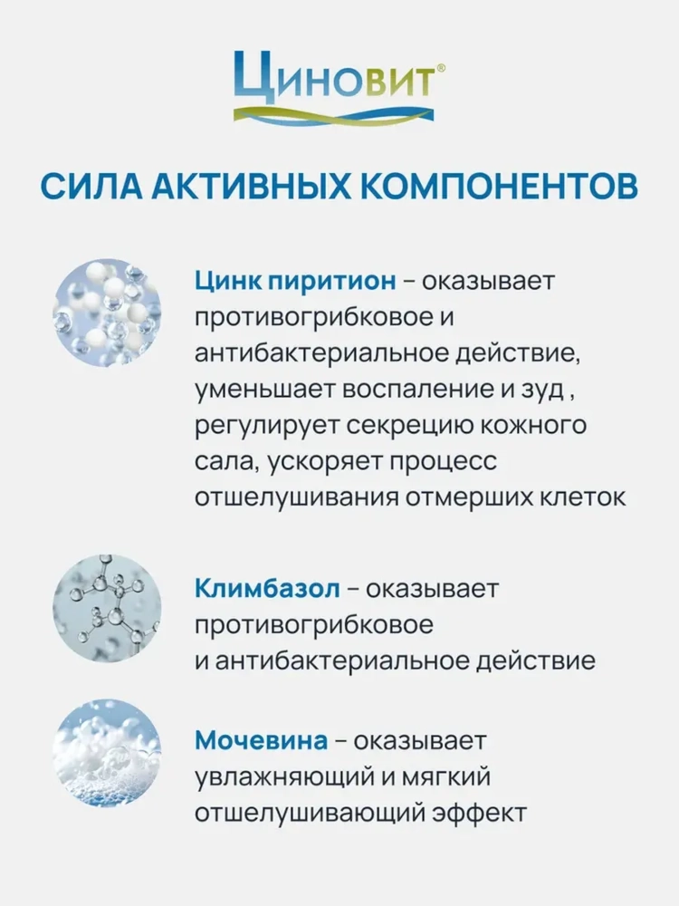 Циновит гель для душа для ухода за кожей от раздражения и шелушения 150мл