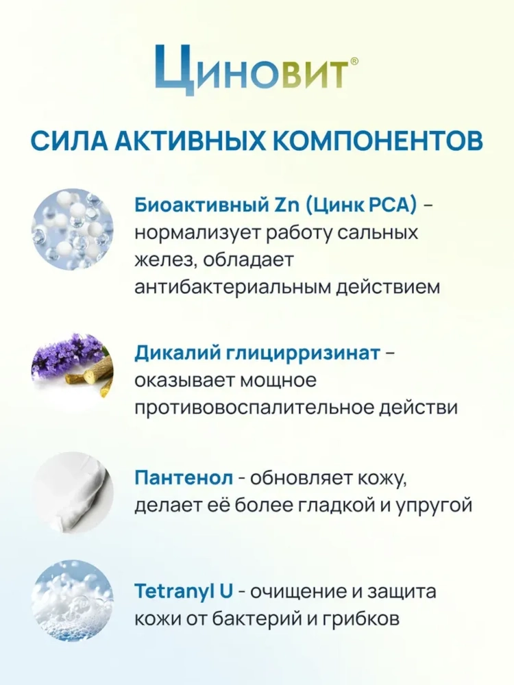 Циновит спрей от угрей и прыщей для проблемной кожи 75мл