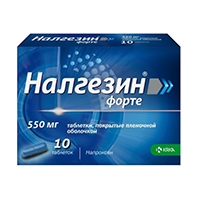 Налгезин форте таблетки 550мг 10шт