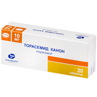 Торасемид Канон таблетки 10мг 20шт