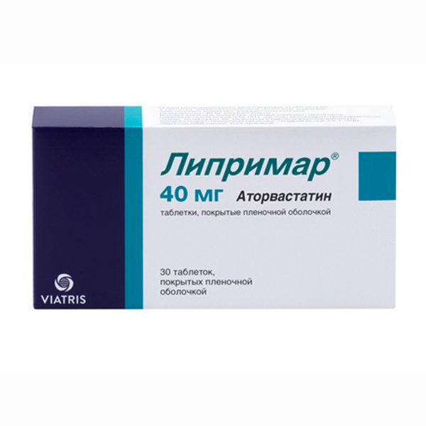 Липримар таблетки 40мг 30шт