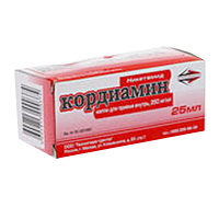 Кордиамин капли 250мг/мл 25мл