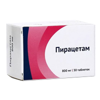 Пирацетам таблетки 800мг 30шт