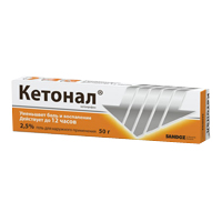 Кетонал гель 2.5% 50г