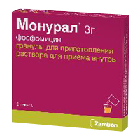 Монурал гранулы 3г 2шт