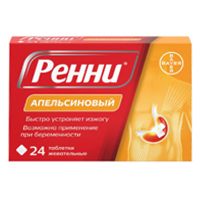 Ренни таблетки 680мг+80мг 24шт