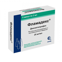 Фламадекс раствор для инъекций 25мг/мл 2мл 5шт