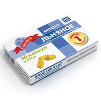 RealCaps Льняное масло капсулы 750мг 30шт