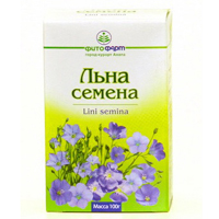 Льна семена сырье 100г
