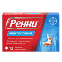 Ренни таблетки 680мг+80мг 12шт