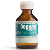 Борная кислота раствор 3% 25мл