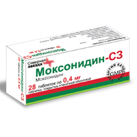 Моксонидин-СЗ таблетки 0.4мг 28шт