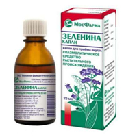 Зеленина капли капли 25мл