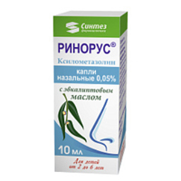 Ринорус капли 0.05% 10мл
