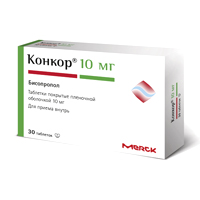Конкор таблетки 10мг 30шт