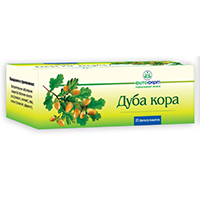 Дуба кора сырье 1.5г 20шт