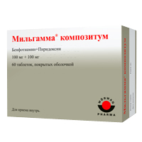Мильгамма композитум таблетки 100мг+100мг 60шт