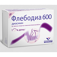 Флебодиа 600 таблетки 600мг 60шт