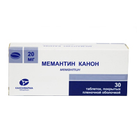 Мемантин Канон таблетки 20мг 30шт