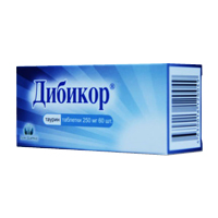 Дибикор таблетки 250мг 60шт