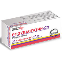 Розувастатин-СЗ таблетки 40мг 30шт