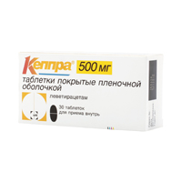 Кеппра таблетки 500мг 30шт