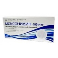 Моксонидин таблетки 400мкг 28шт
