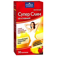 Fitera Супер Слим со стевией чай 2г 30шт