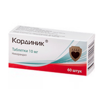 Кординик таблетки 10мг 60шт
