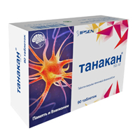 Танакан таблетки 40мг 90шт