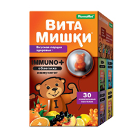 ВитаМишки Immuno+облепиха пастилки 2500мг 30шт