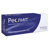 Реслип таблетки 15мг 30шт