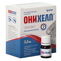 Онихелп лак для ногтей 5% 2.5мл
