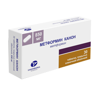 Метформин Канон таблетки 850мг 30шт