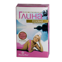 Глина косметическая розовая