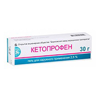 Кетопрофен гель 25мг/г 30г