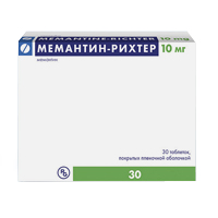 Мемантин-Рихтер таблетки 10мг 30шт