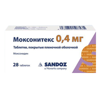 Моксонитекс таблетки 0.4мг 28шт