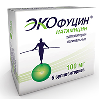 Экофуцин суппозитории 100мг 6шт