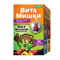 ВитаМишки Bio+пребиотик пастилки 2500мг 30шт