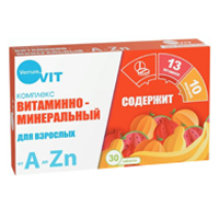 Витаминно-минеральный комплекс от А до Zn 30шт