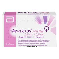 Фемостон мини таблетки 2.5мг+0,5мг 28шт
