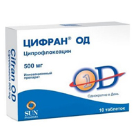 Цифран ОД таблетки 500мг 10шт