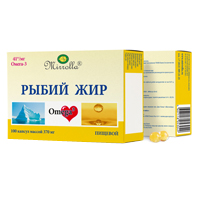 Мирролла Рыбий жир пищевой капсулы 370мг 100шт