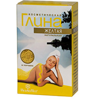 Глина косметическая желтая