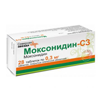 Моксонидин-СЗ таблетки 0.3мг 28шт