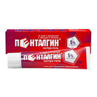 Пенталгин экстра-гель гель 5% 50г
