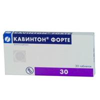 Кавинтон Форте таблетки 10мг 30шт
