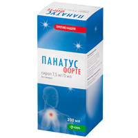 Панатус форте сироп 7.5мг/5мл 200мл